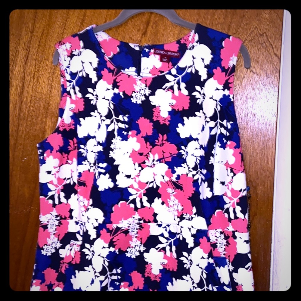 Jessica London printed Sheath dress